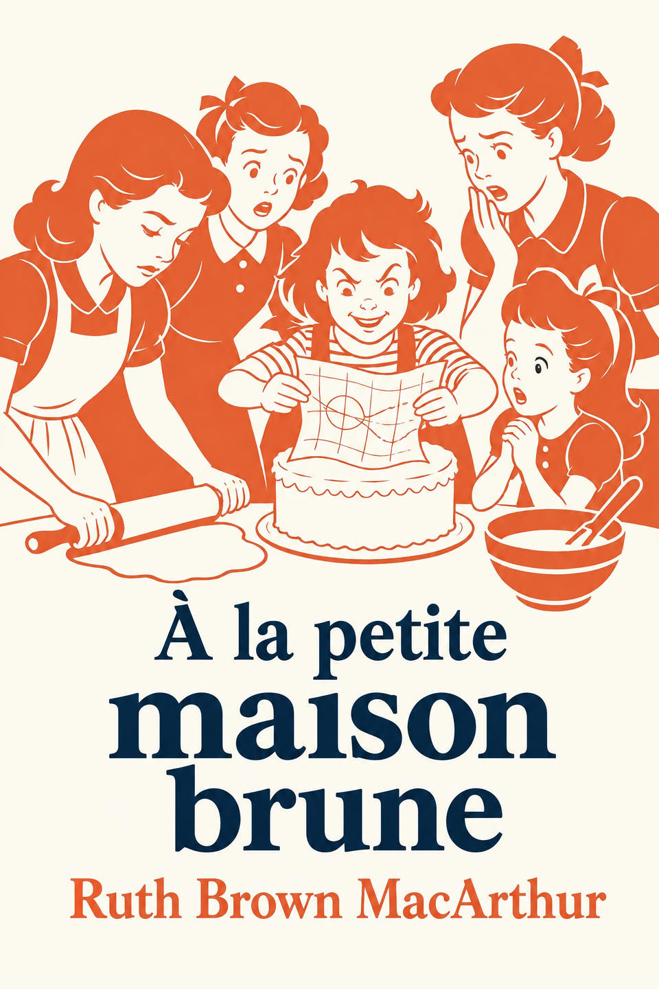 À la petite maison brune by Ruth Brown MacArthur, the cover