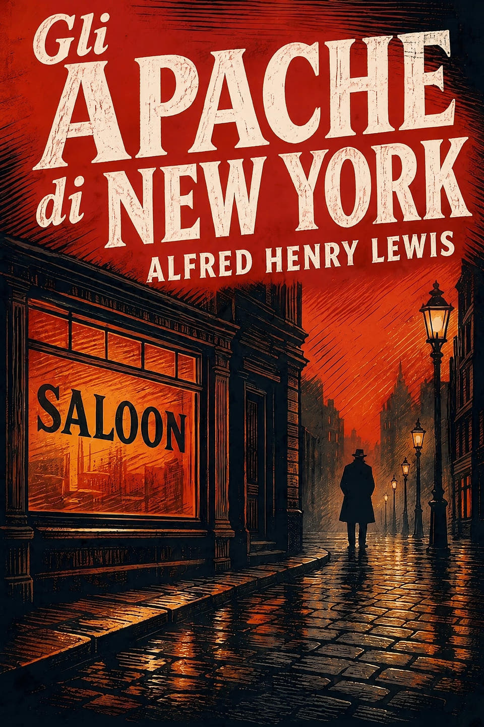 Gli Apache di New York by Alfred Henry Lewis, the cover