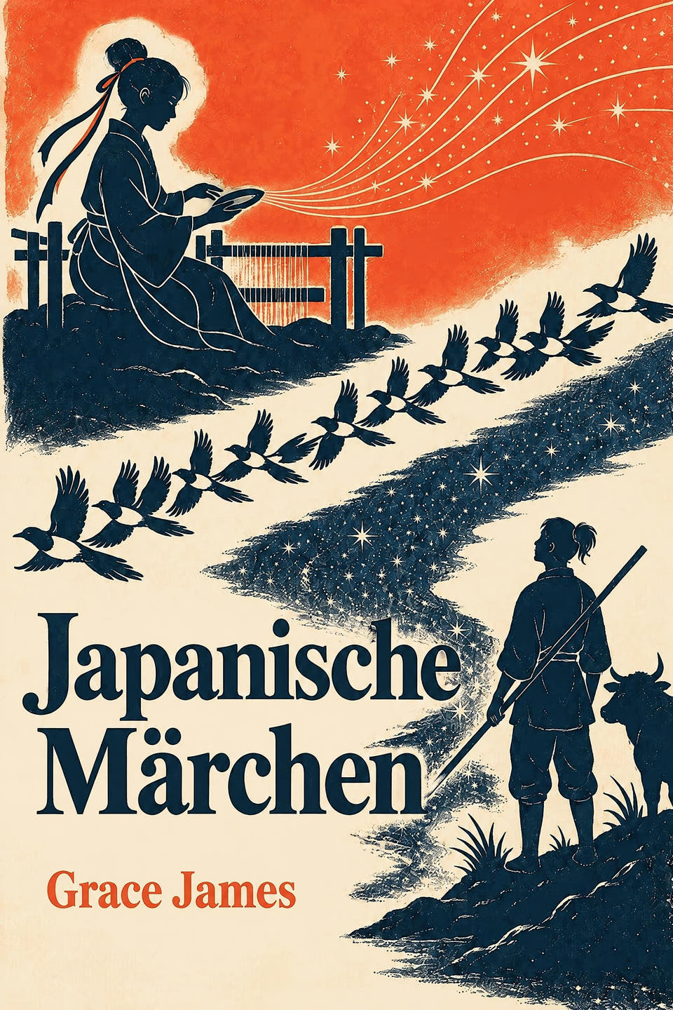 Japanische Märchen by Grace James, the cover