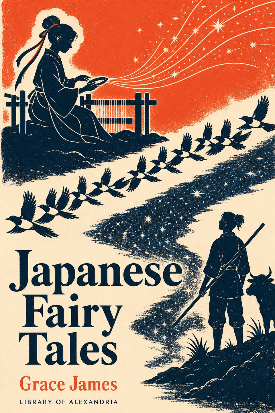 Japanese Fairy Tales by Grace James, the cover