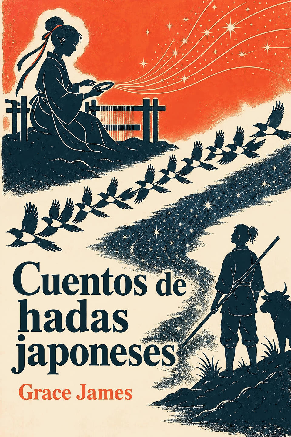 Cuentos de hadas japoneses by Grace James, the cover