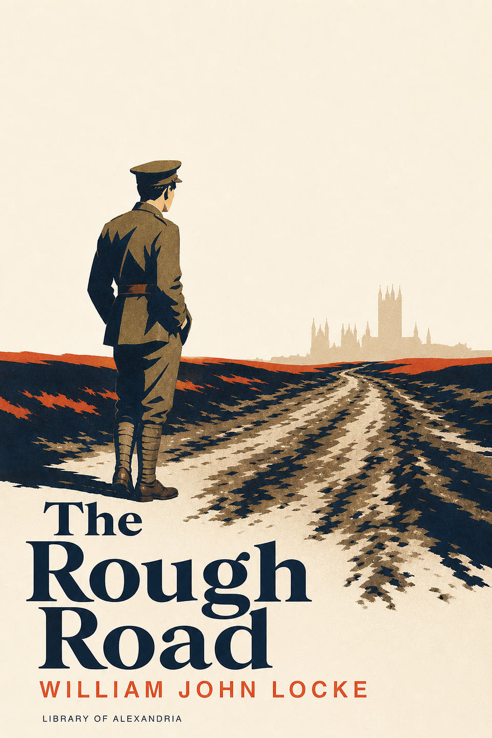 The Rough Road by William John Locke, the cover
