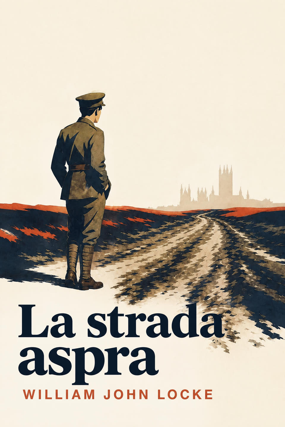 La strada aspra by William John Locke, the cover