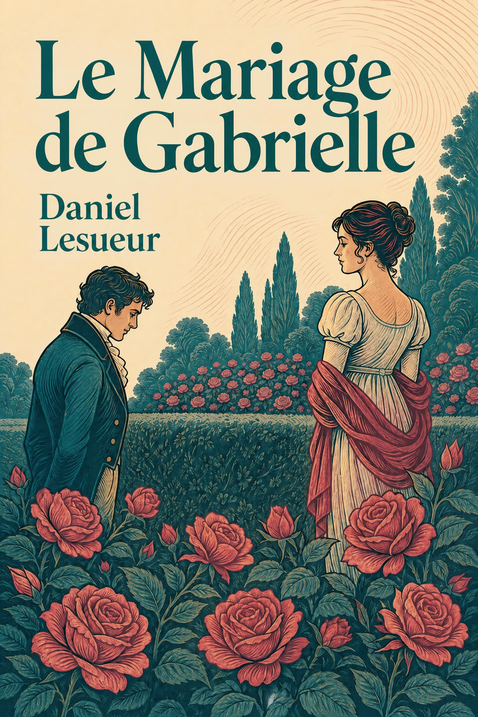 Le Mariage de Gabrielle by Daniel Lesueur, the cover