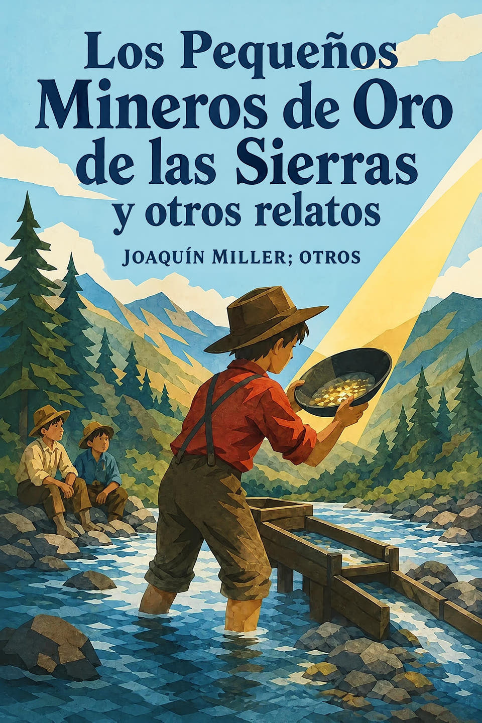 Los Pequeños Mineros de Oro de las Sierras y otros relatos by Joaquín Miller; otros, the cover