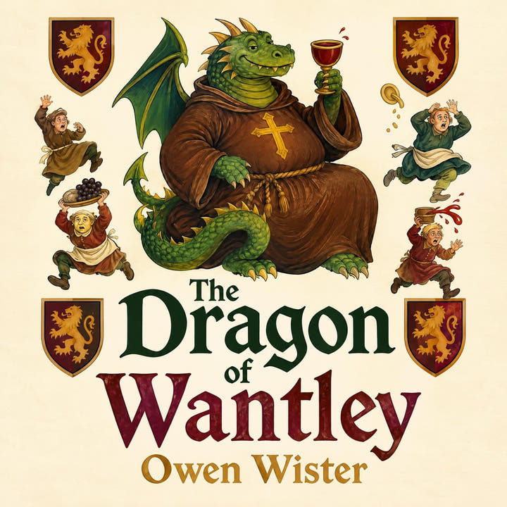 Il Drago di Wantley, the audiobook cover