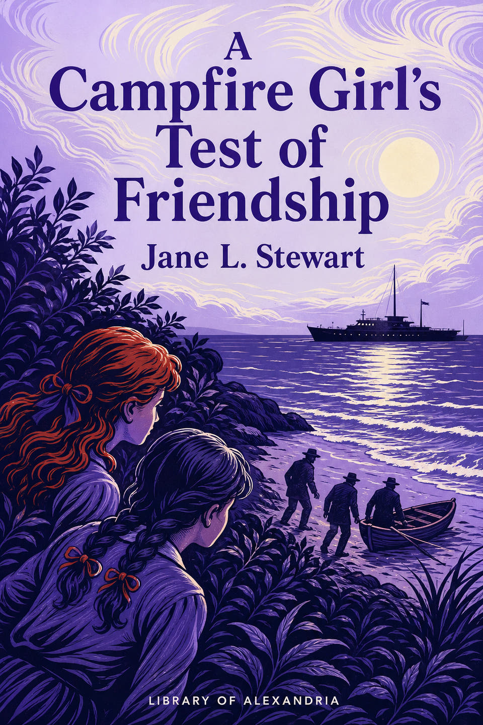A Campfire Girl's Test of Friendship by Jane L. Stewart, the cover