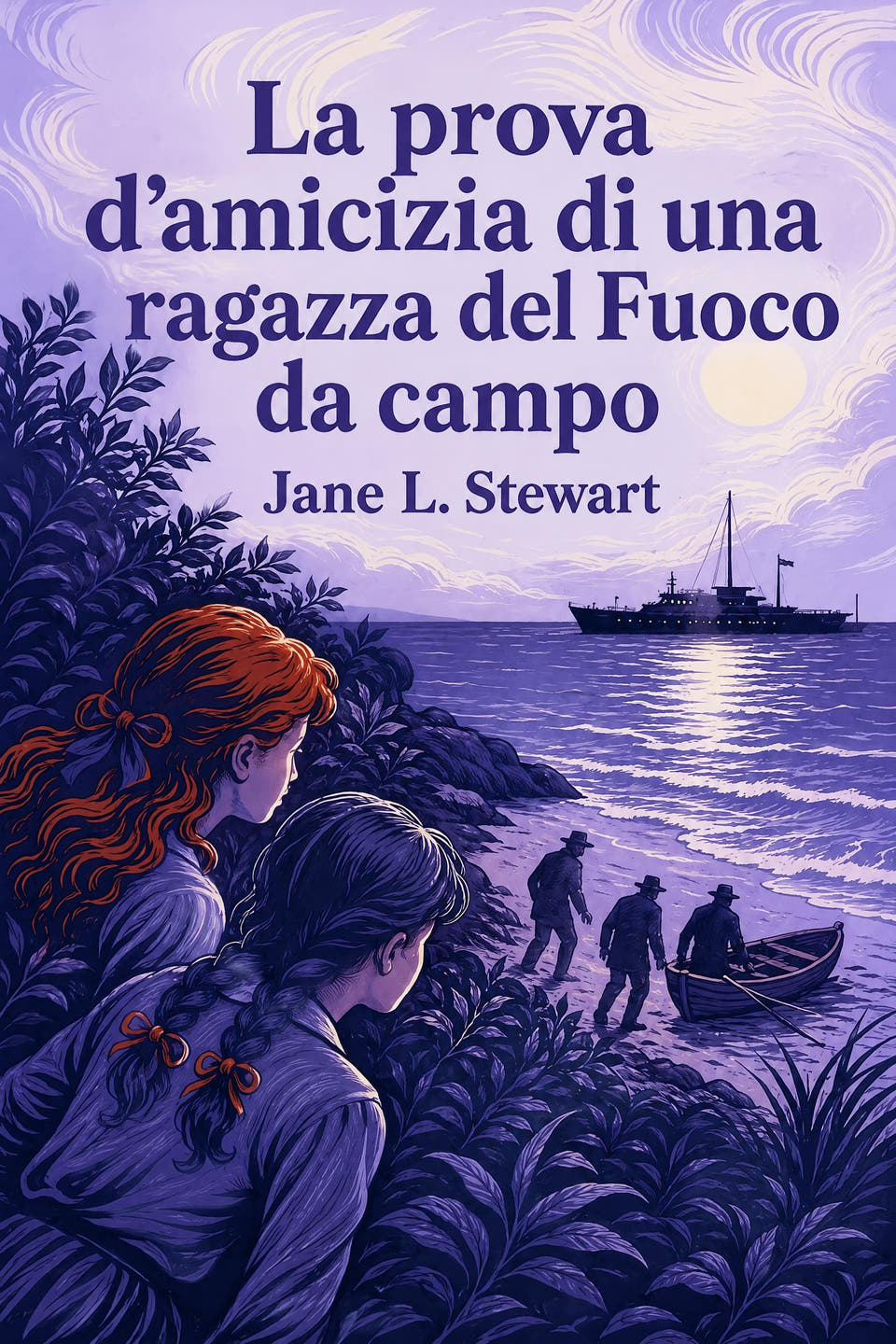 La prova d’amicizia di una ragazza del Fuoco da campo by Jane L. Stewart, the cover