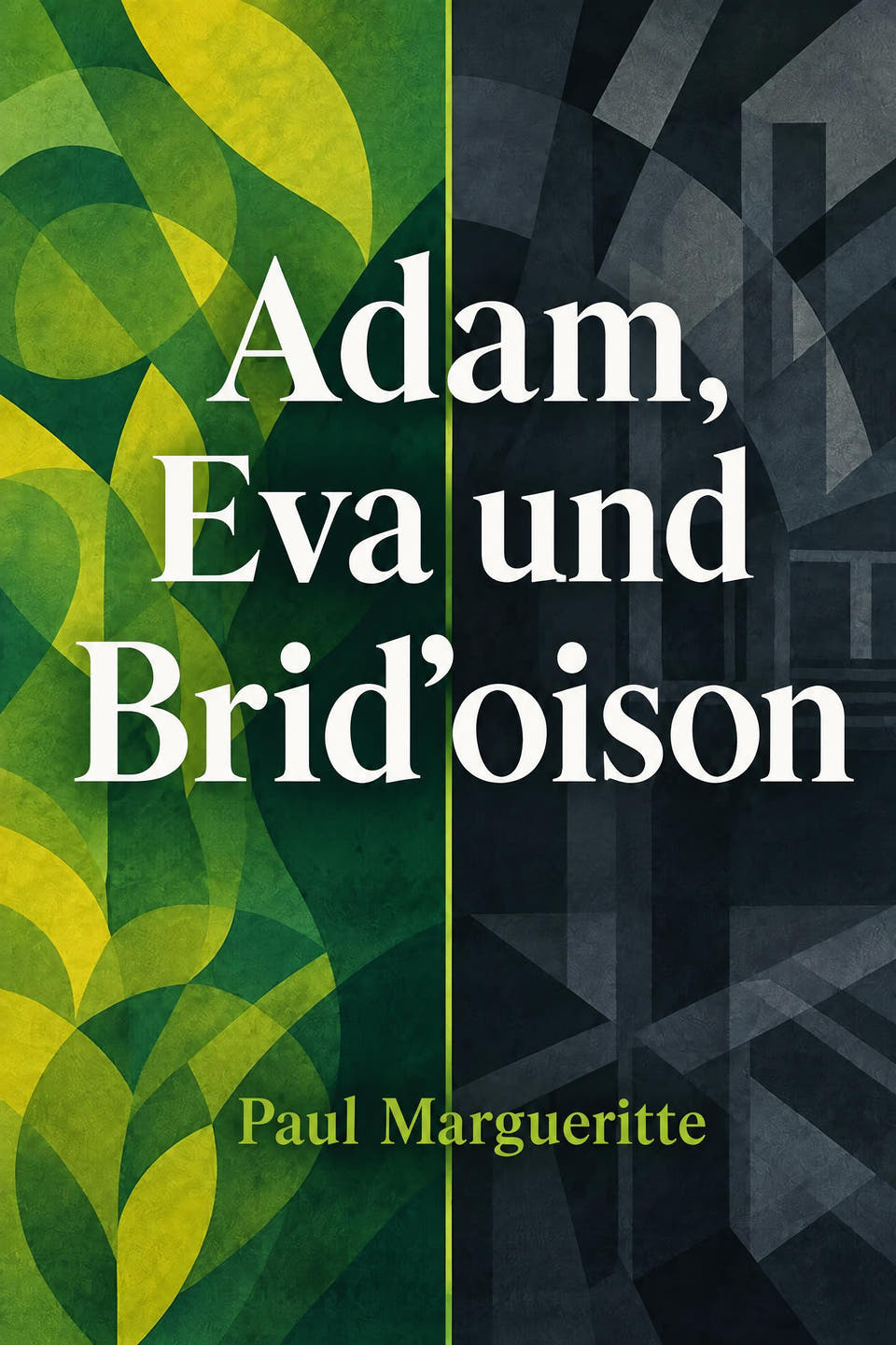 Adam, Eva und Brid'oison by Paul Margueritte, the cover