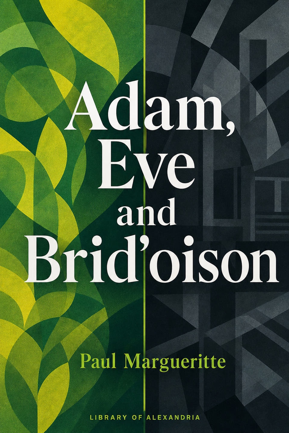 Adam, Eve and Brid'oison by Paul Margueritte, the cover