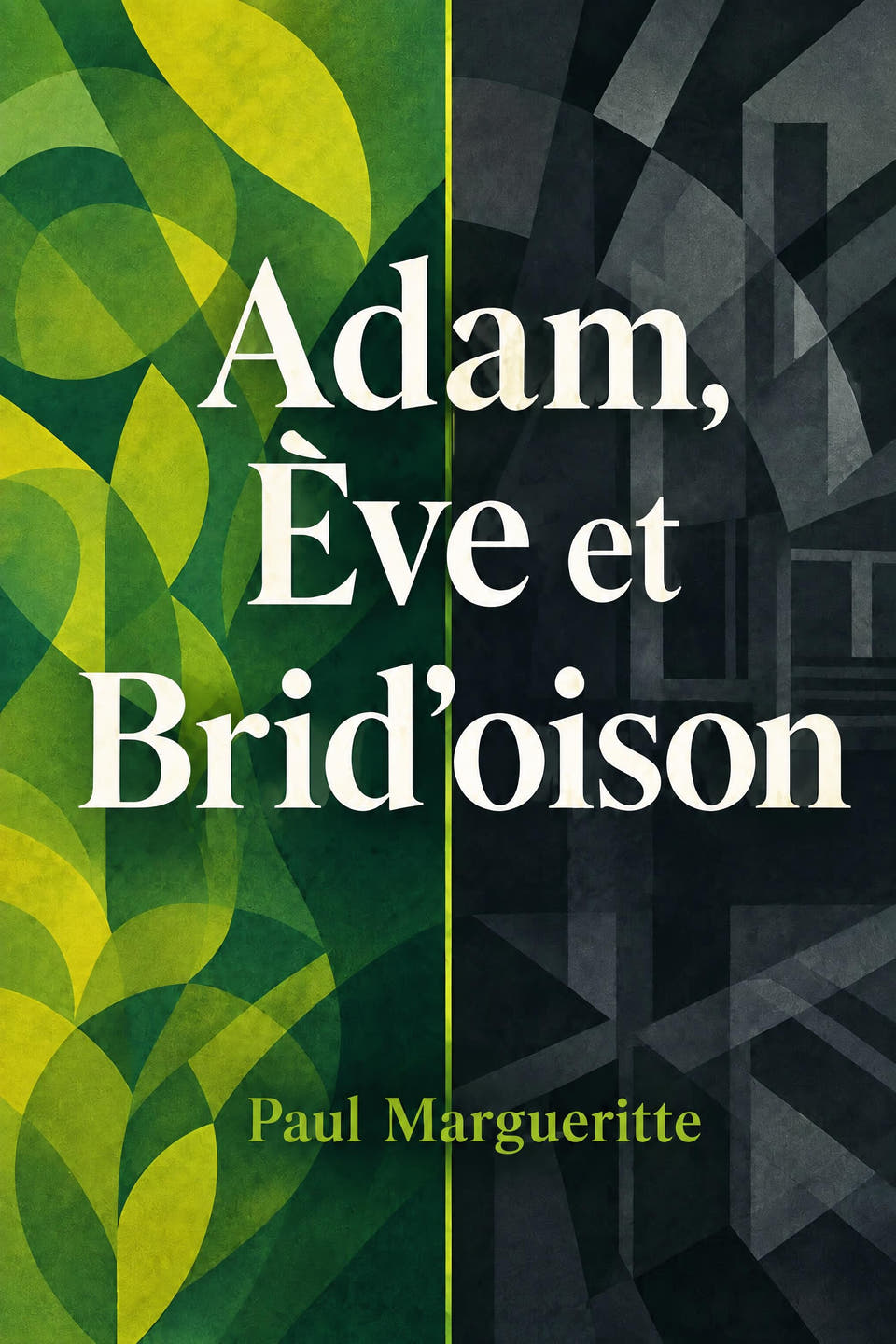 Adam, Ève et Brid'oison by Paul Margueritte, the cover