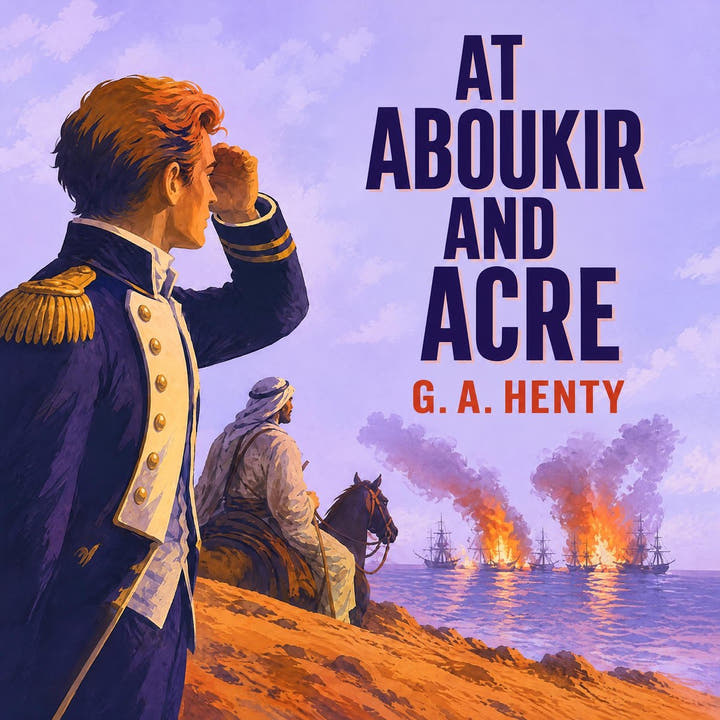 En Abukir y Acre, the audiobook cover