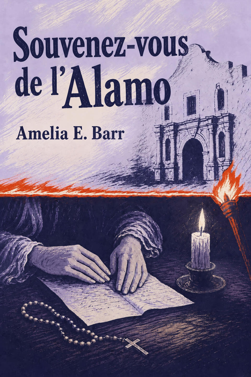 Souvenez-vous de l’Alamo by Amelia E. Barr, the cover