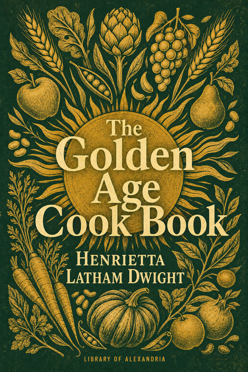 The Golden Age Cook Book by Henrietta Latham Dwight, the cover