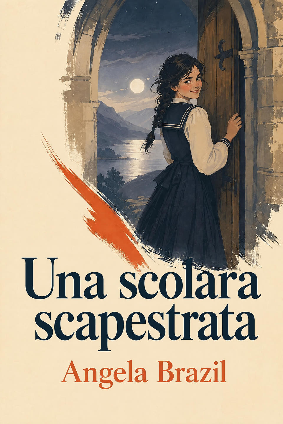 Una scolara scapestrata by Angela Brazil, the cover