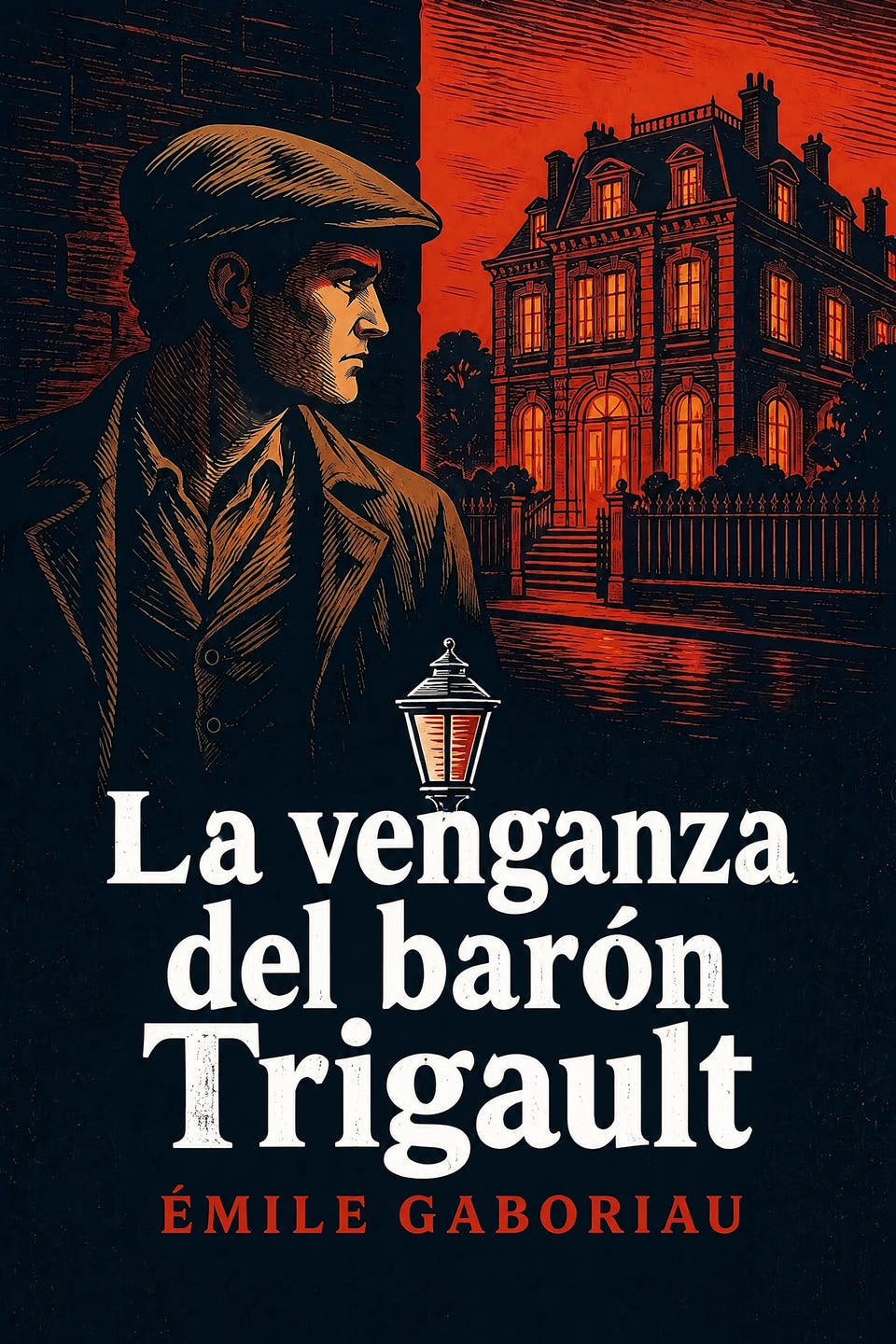 La venganza del barón Trigault by Émile Gaboriau, the cover