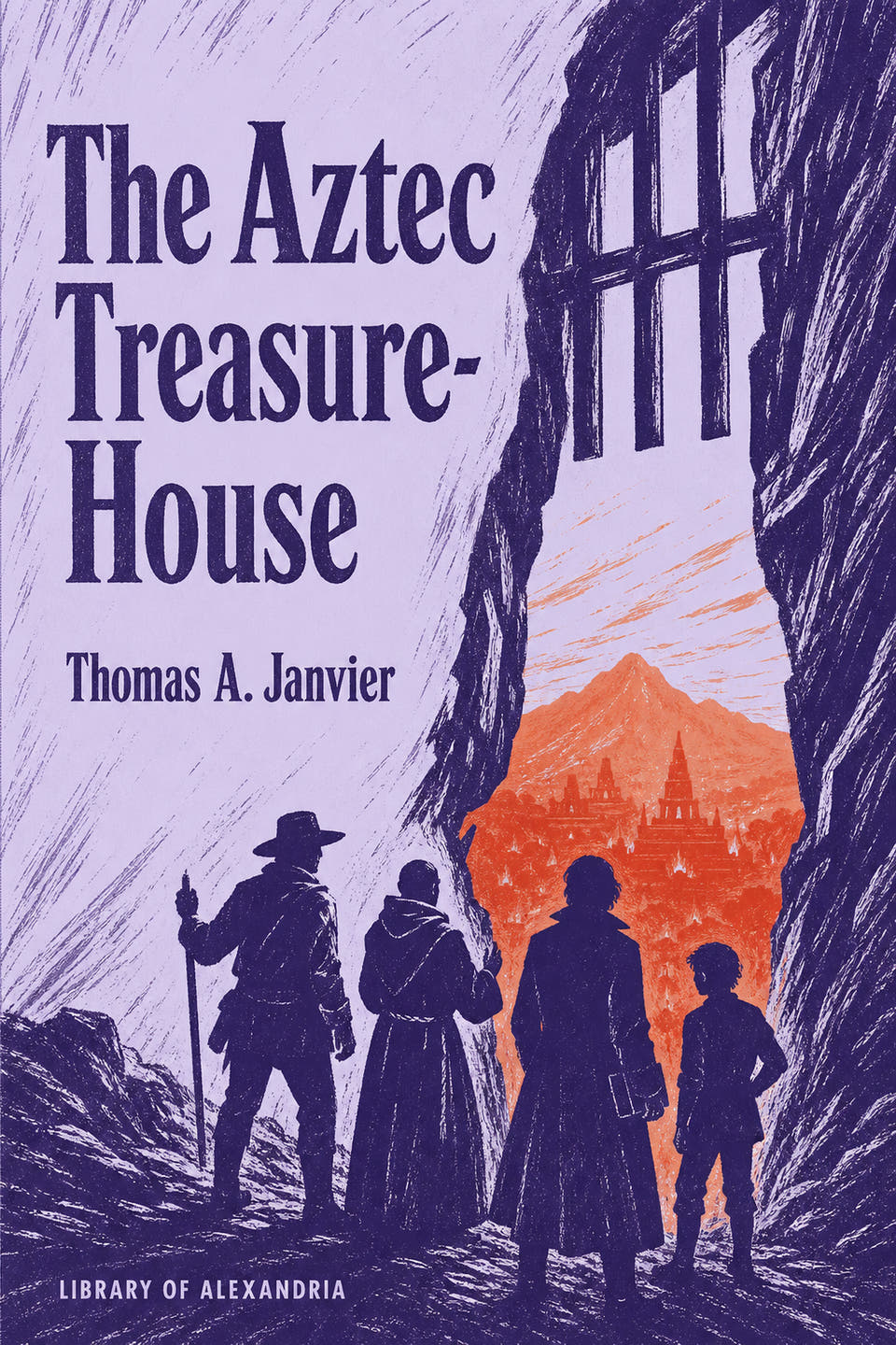 The Aztec Treasure-House by Thomas A. Janvier, the cover