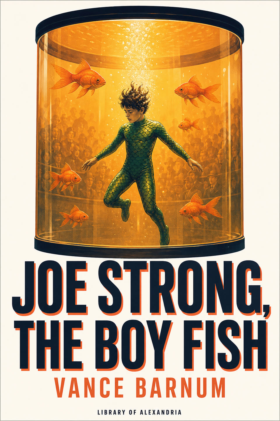Joe Strong, the Boy Fish by Vance Barnum, the cover