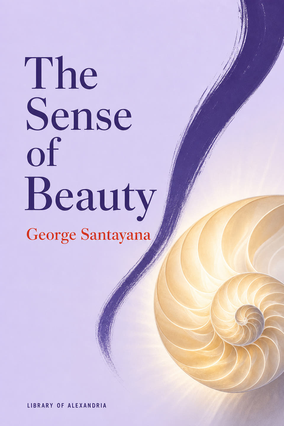 The Sense of Beauty by George Santayana, the cover