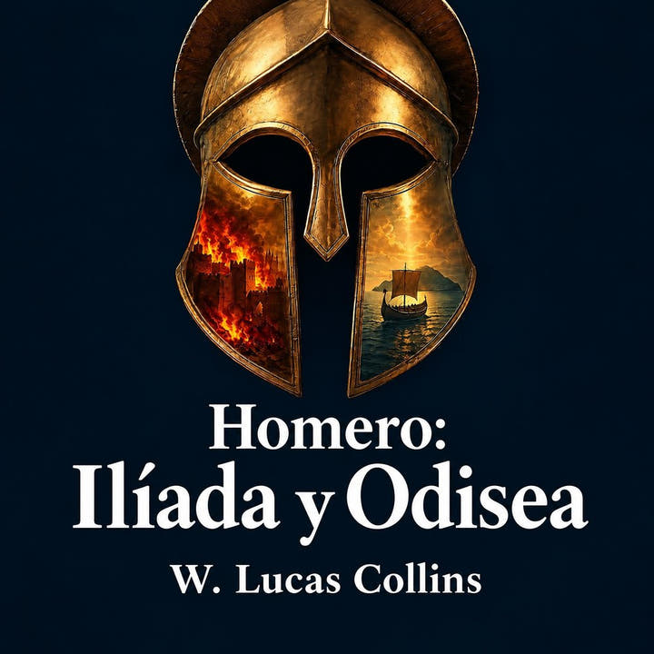 Homero: Ilíada y Odisea, the audiobook cover