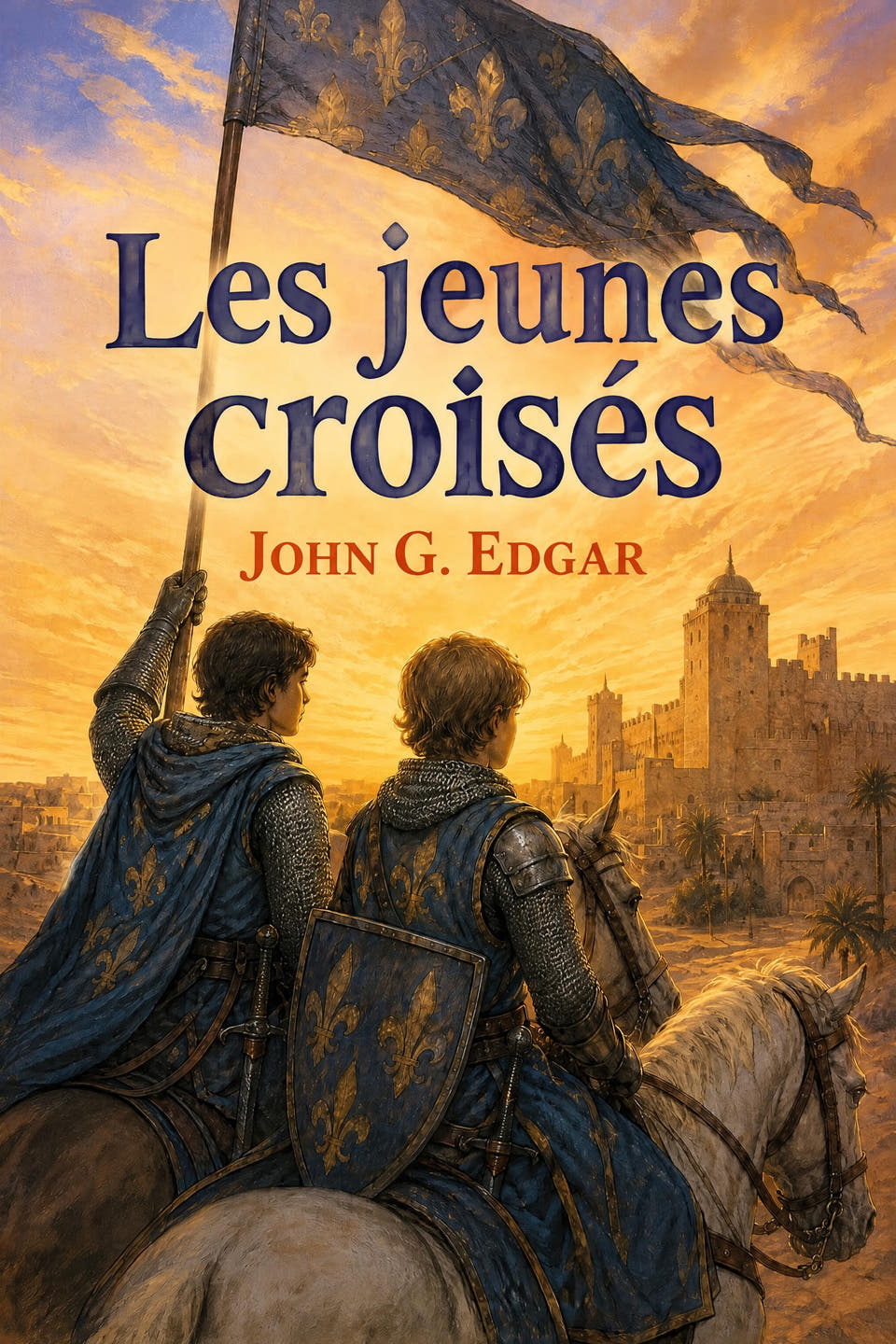 Les jeunes croisés by John G. Edgar, the cover