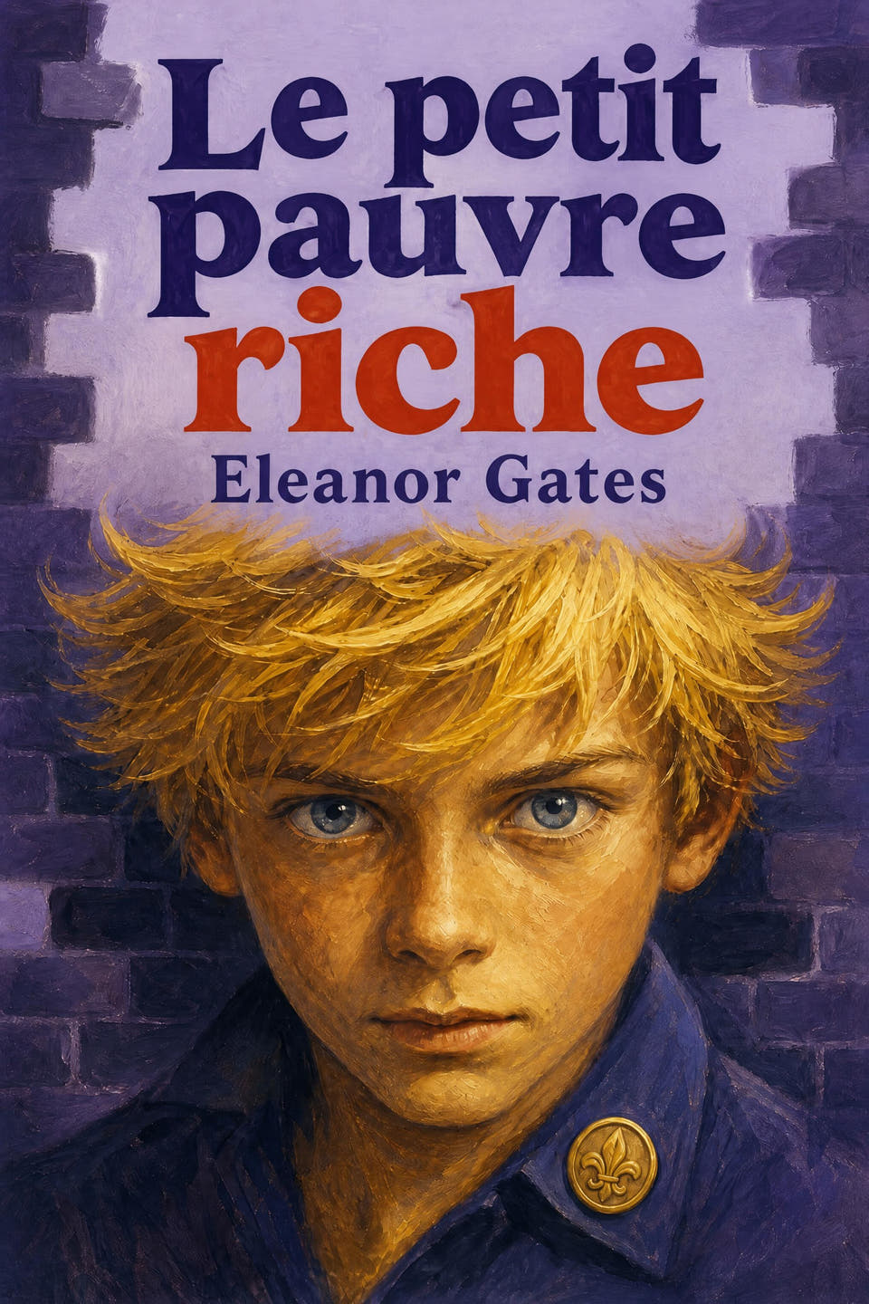 Le petit pauvre riche by Eleanor Gates, the cover