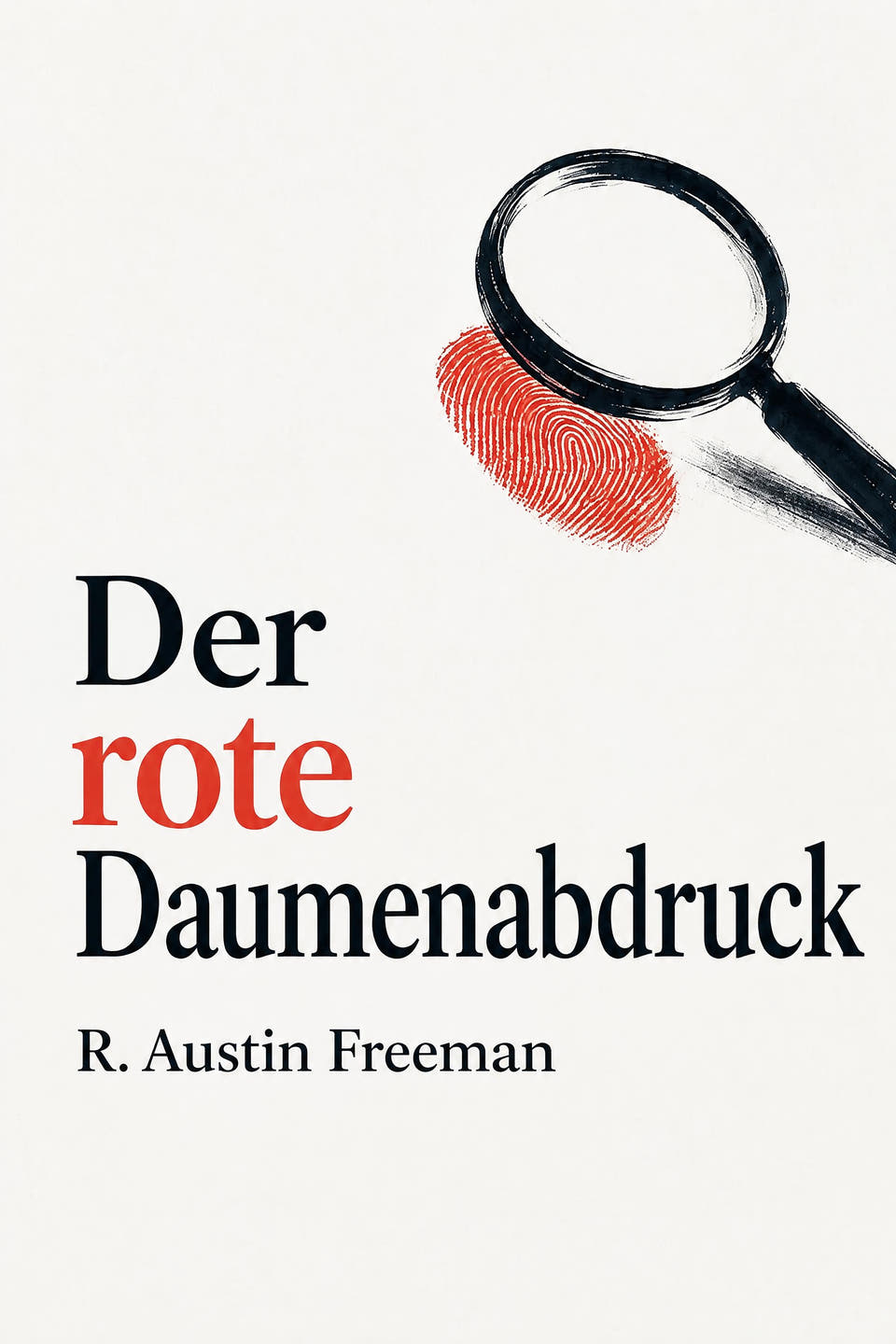Der rote Daumenabdruck by R. Austin Freeman, the cover