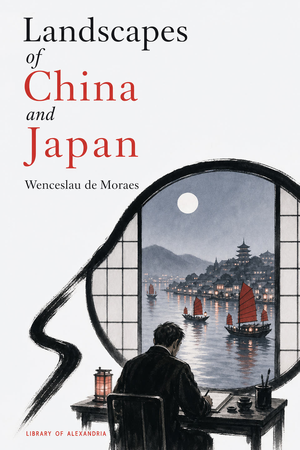 Landscapes of China and Japan by Wenceslau de Moraes, the cover