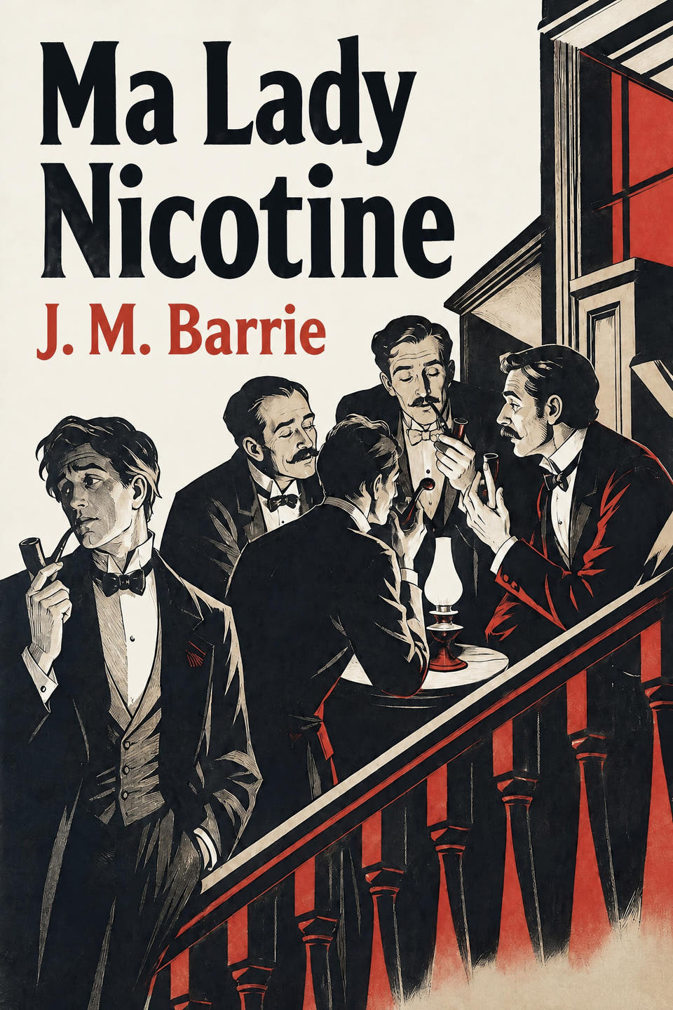 Ma Lady Nicotine by J. M. Barrie, the cover