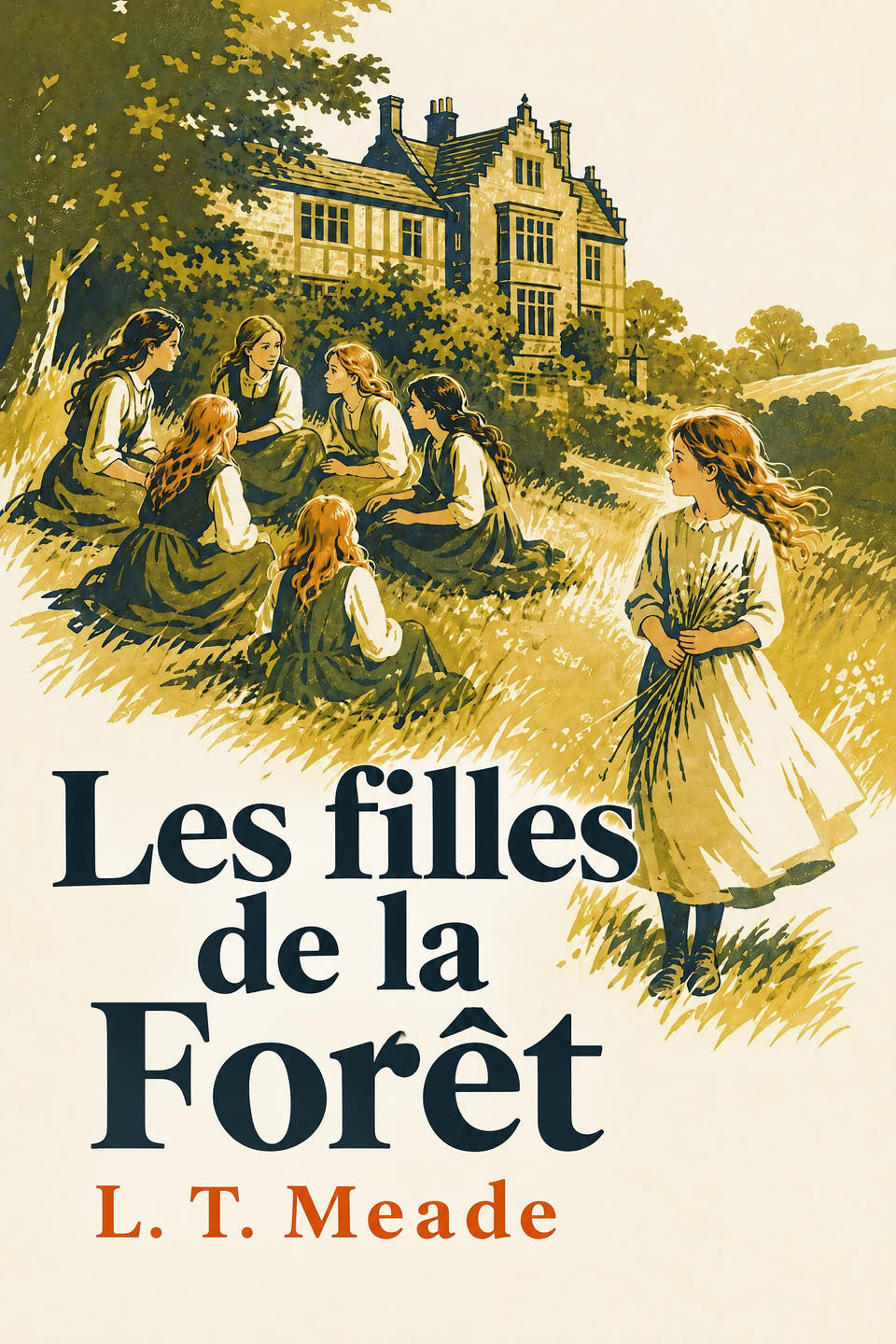 Les filles de la Forêt by L. T. Meade, the cover