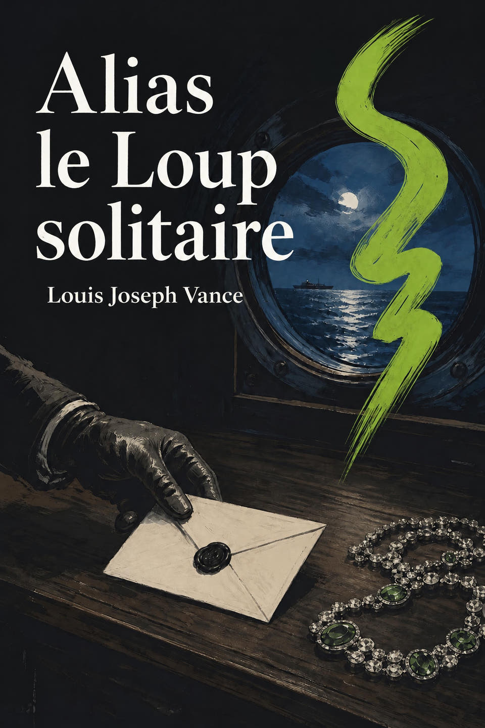 Alias le Loup solitaire by Louis Joseph Vance, the cover