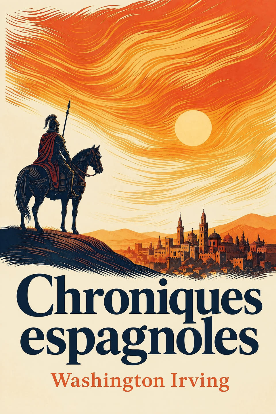 Chroniques espagnoles by Washington Irving, the cover