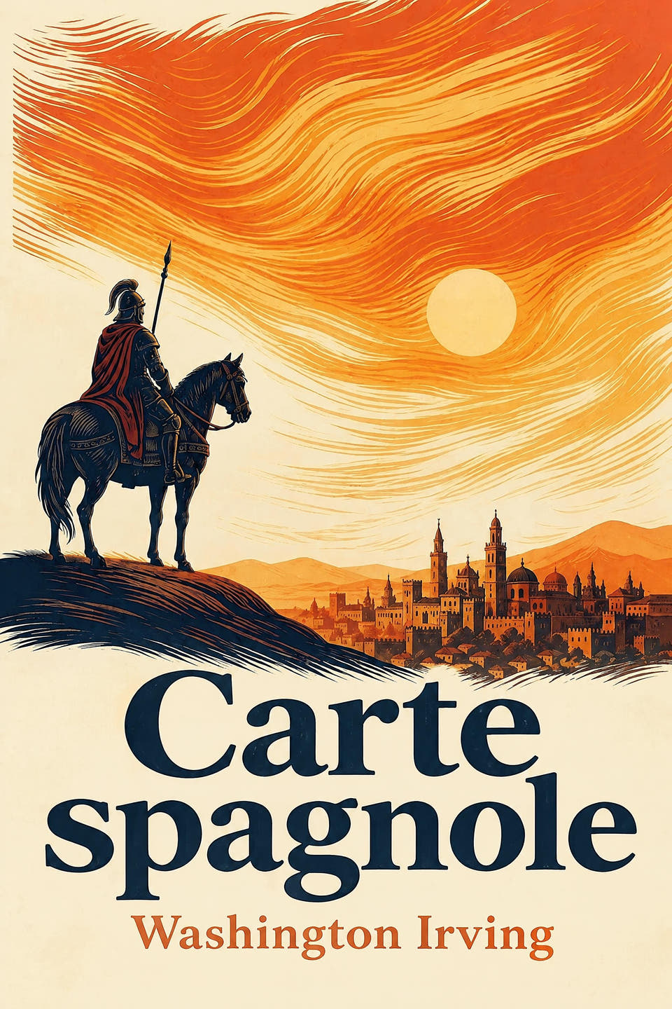 Carte spagnole by Washington Irving, the cover