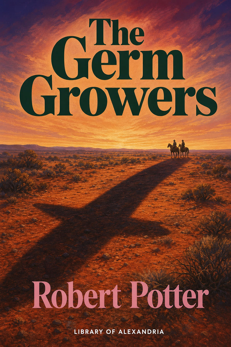 The Germ Growers by Robert Potter, the cover