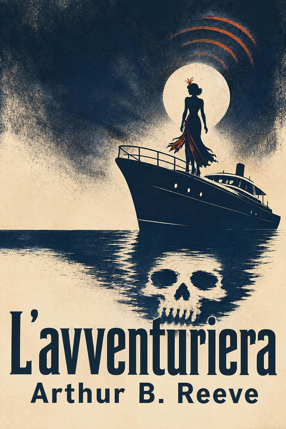 L'avventuriera by Arthur B. Reeve, the cover