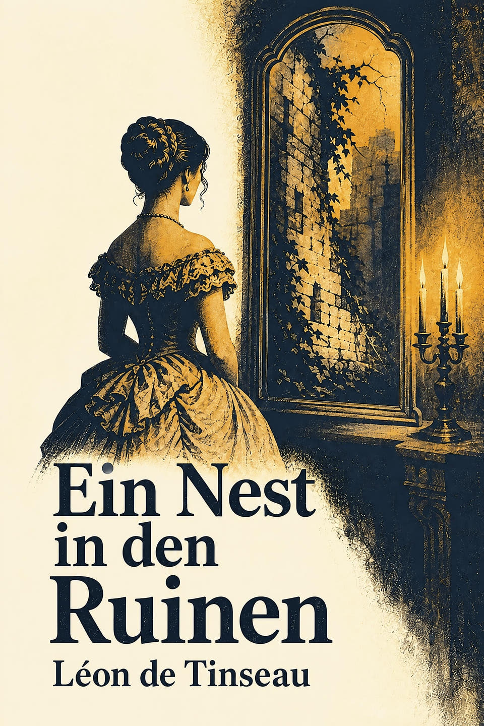 Ein Nest in den Ruinen by Léon de Tinseau, the cover