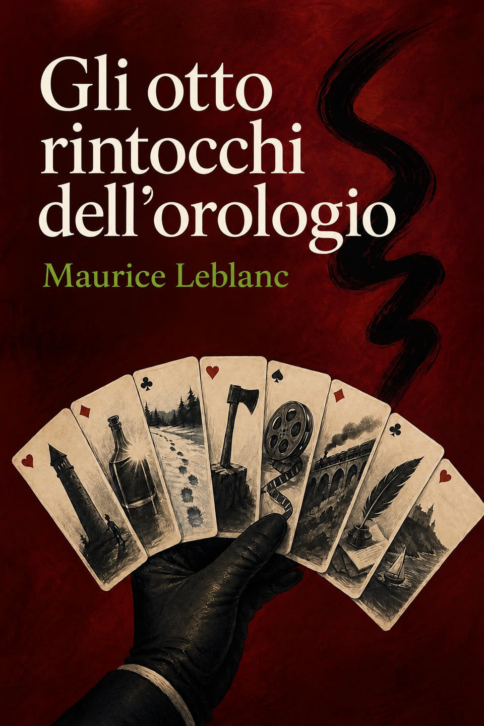 Gli otto rintocchi dell’orologio by Maurice Leblanc, the cover