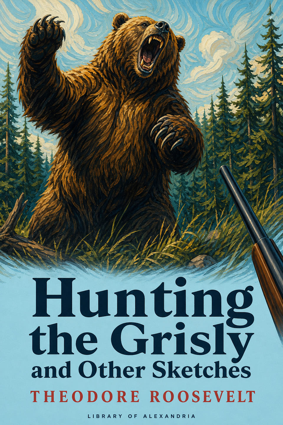 Hunting the Grisly and Other Sketches by Theodore Roosevelt, the cover
