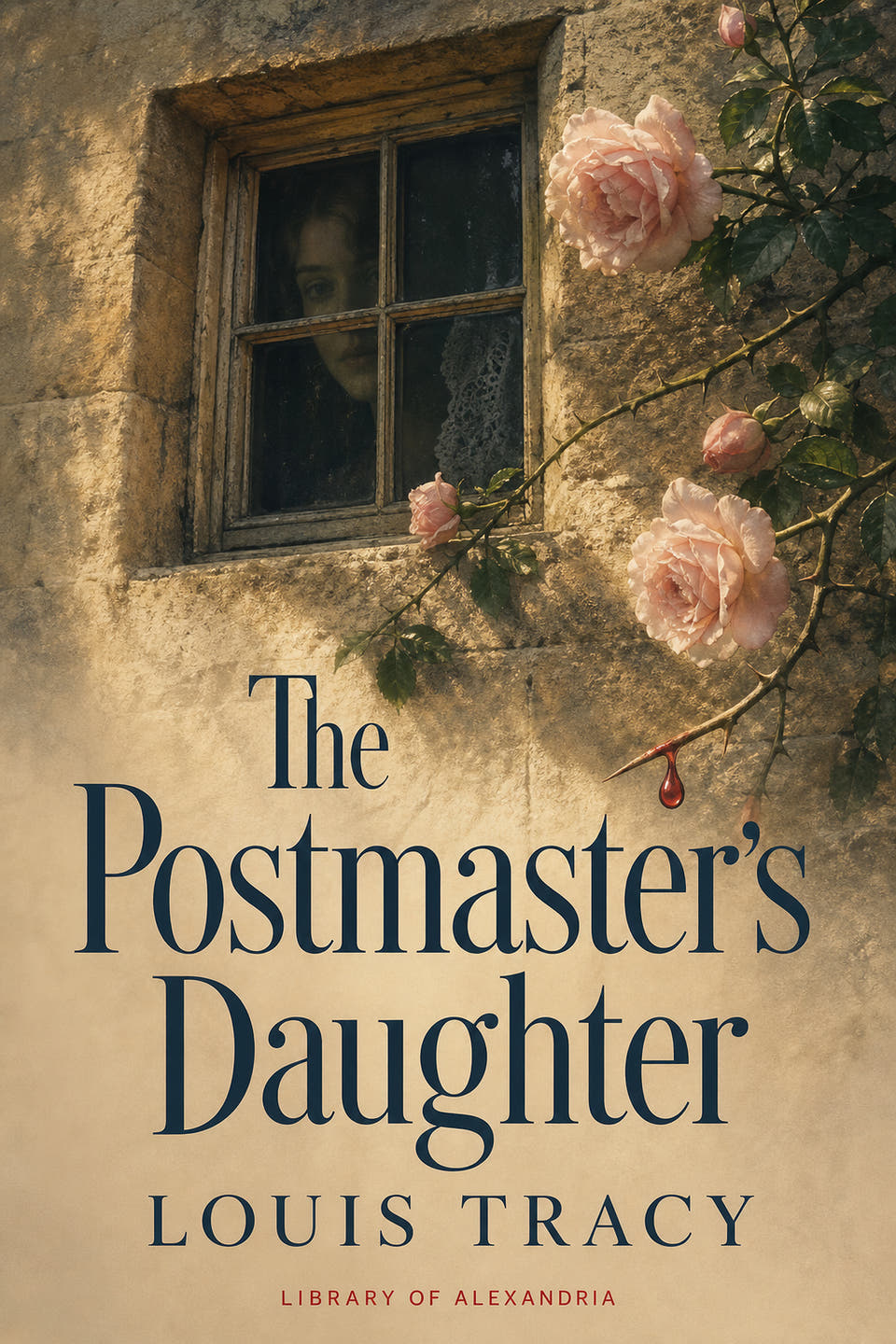 The Postmaster's Daughter by Louis Tracy, the cover