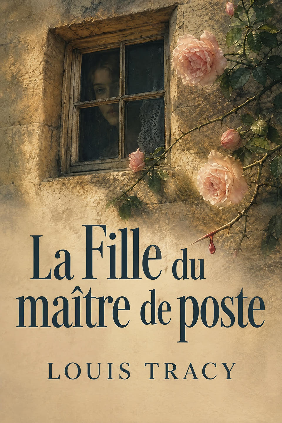 La Fille du maître de poste by Louis Tracy, the cover