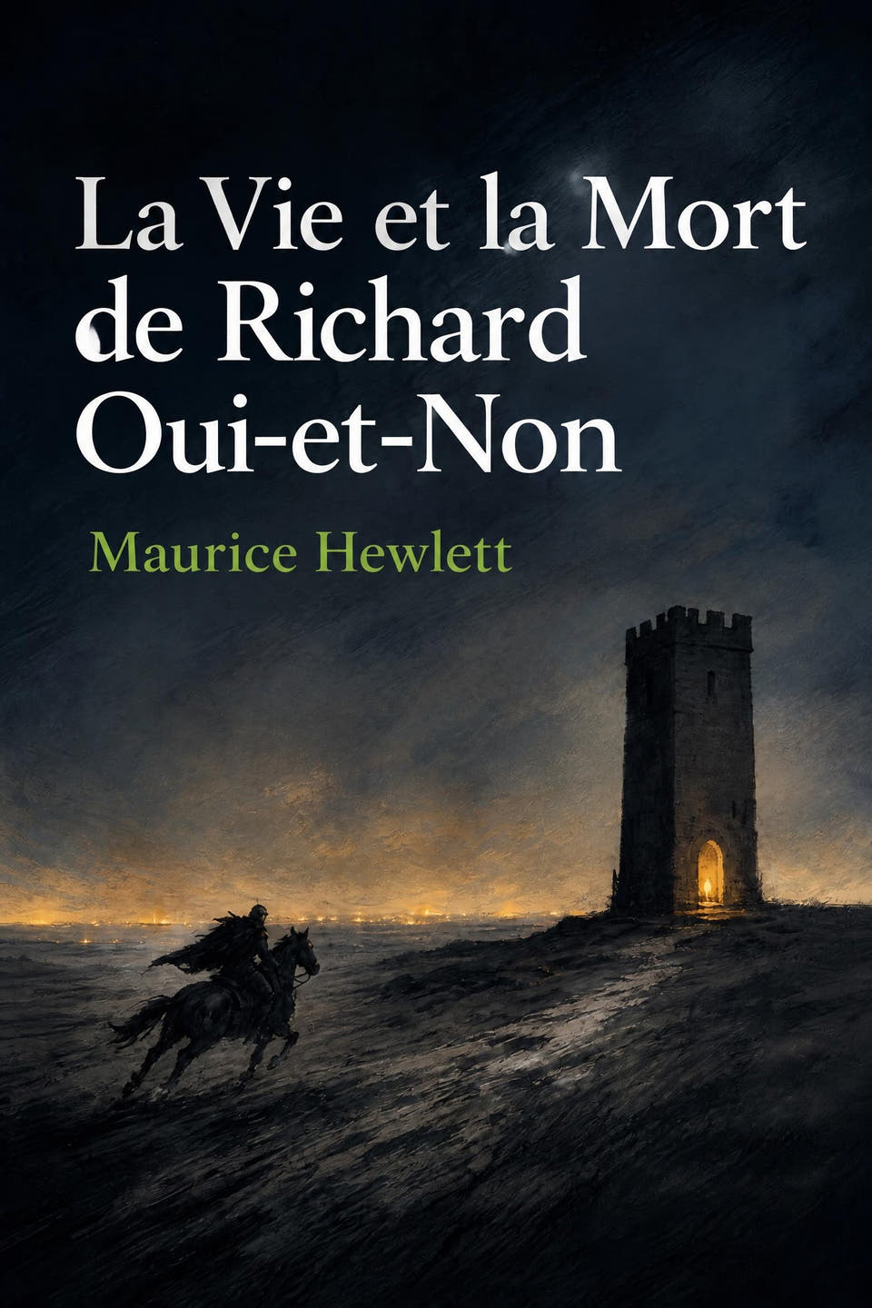 La Vie et la Mort de Richard Oui-et-Non de Maurice Hewlett, la couverture