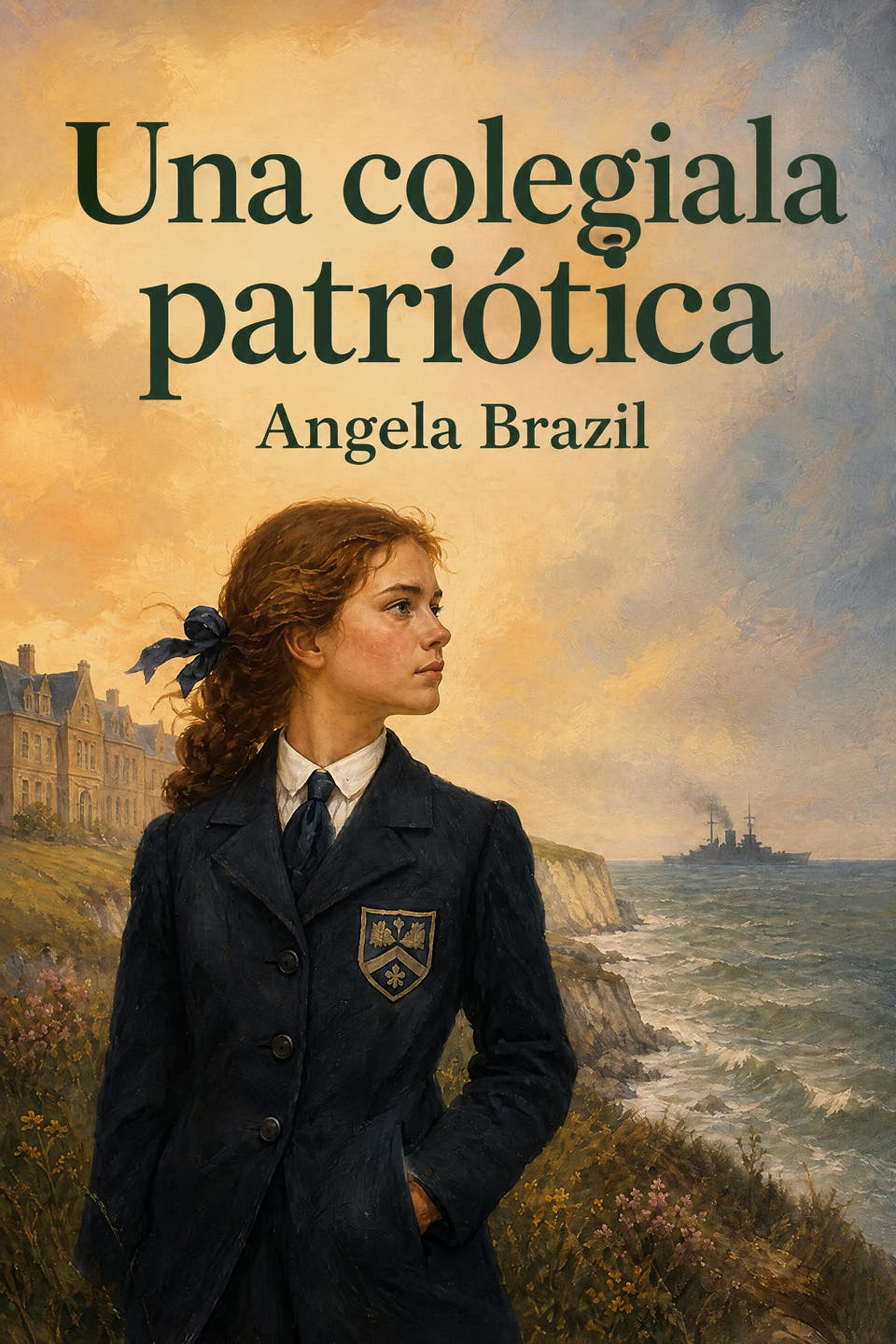 Una colegiala patriótica by Angela Brazil, the cover