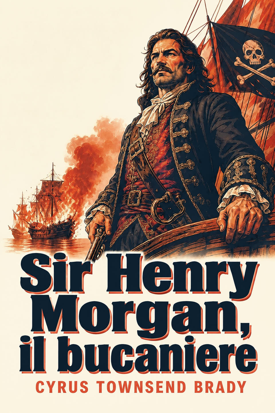 Sir Henry Morgan, il bucaniere by Cyrus Townsend Brady, the cover