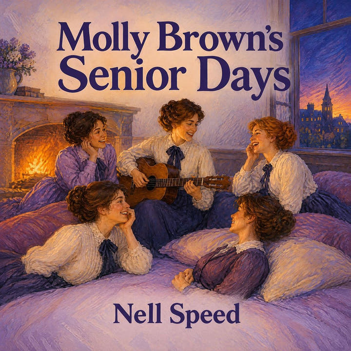 Molly Brown's Senior Days, the audiobook cover