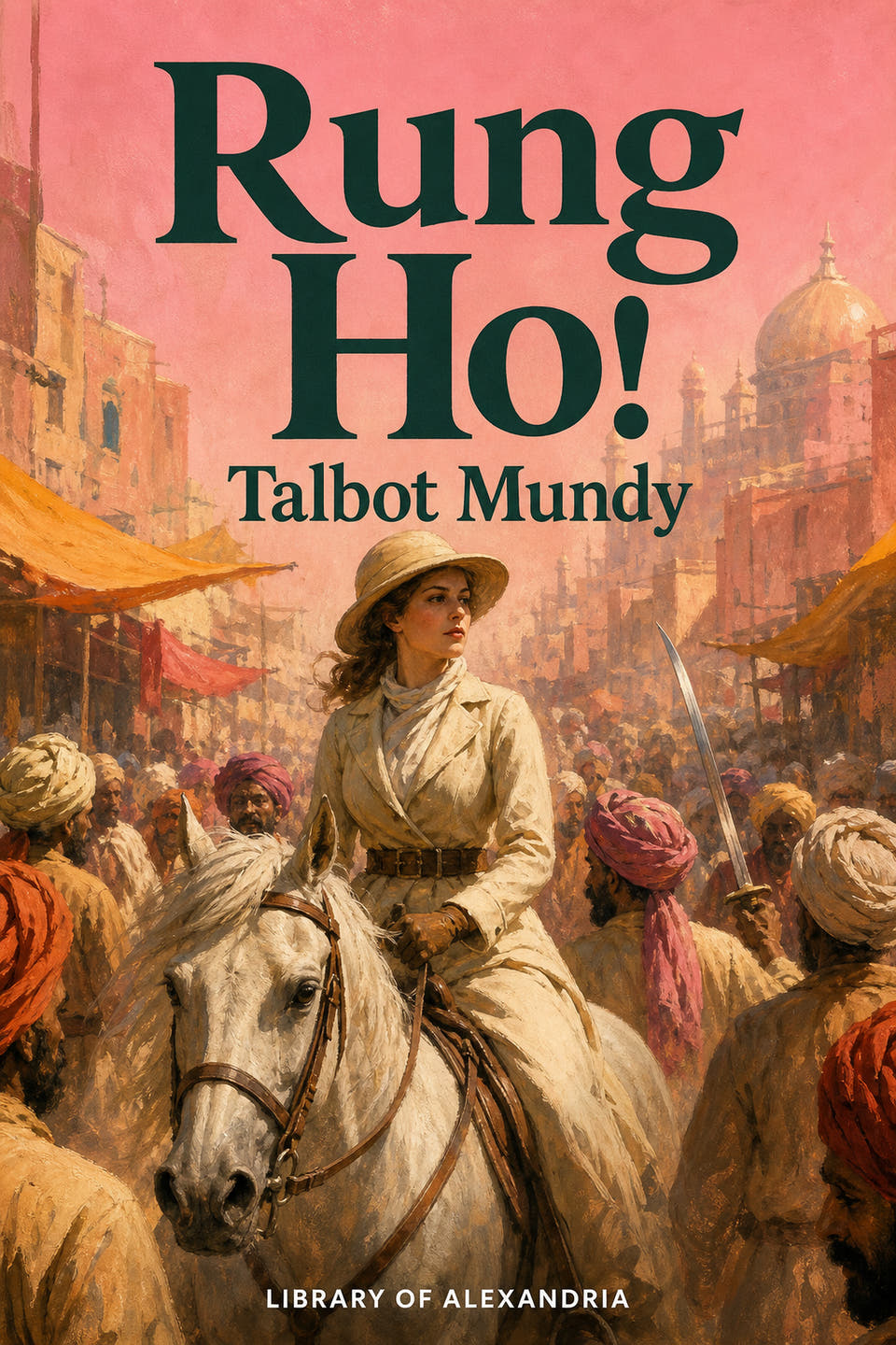 Rung Ho! by Talbot Mundy, the cover