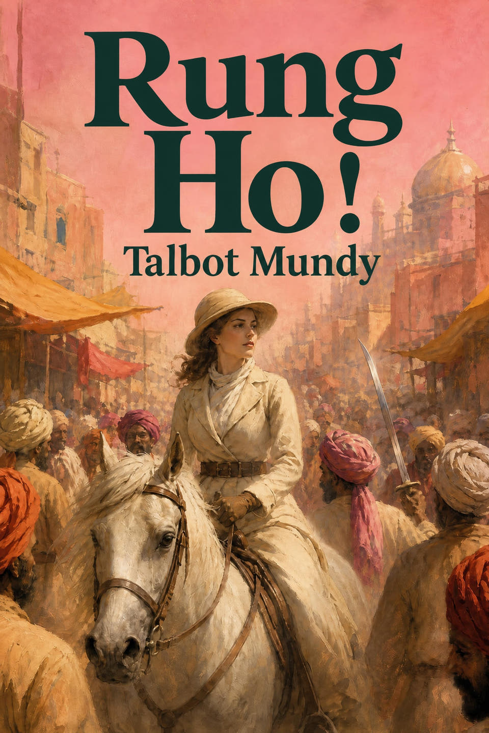 Rung Ho ! by Talbot Mundy, the cover