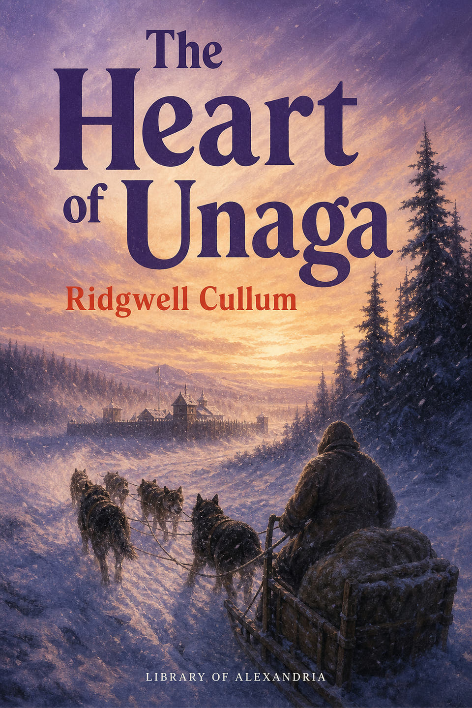 El corazón de Unaga by Ridgwell Cullum, the cover