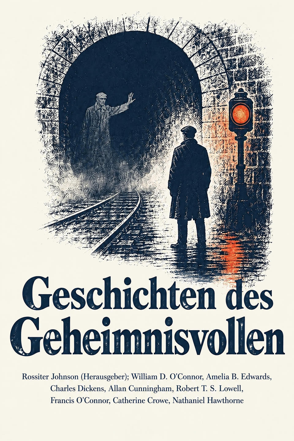 Geschichten des Geheimnisvollen by Rossiter Johnson (Herausgeber); William D. O'Connor, Amelia B. Edwards, Charles Dickens, Allan Cunningham, Robert T. S. Lowell, Francis O'Connor, Catherine Crowe, Nathaniel Hawthorne, the cover