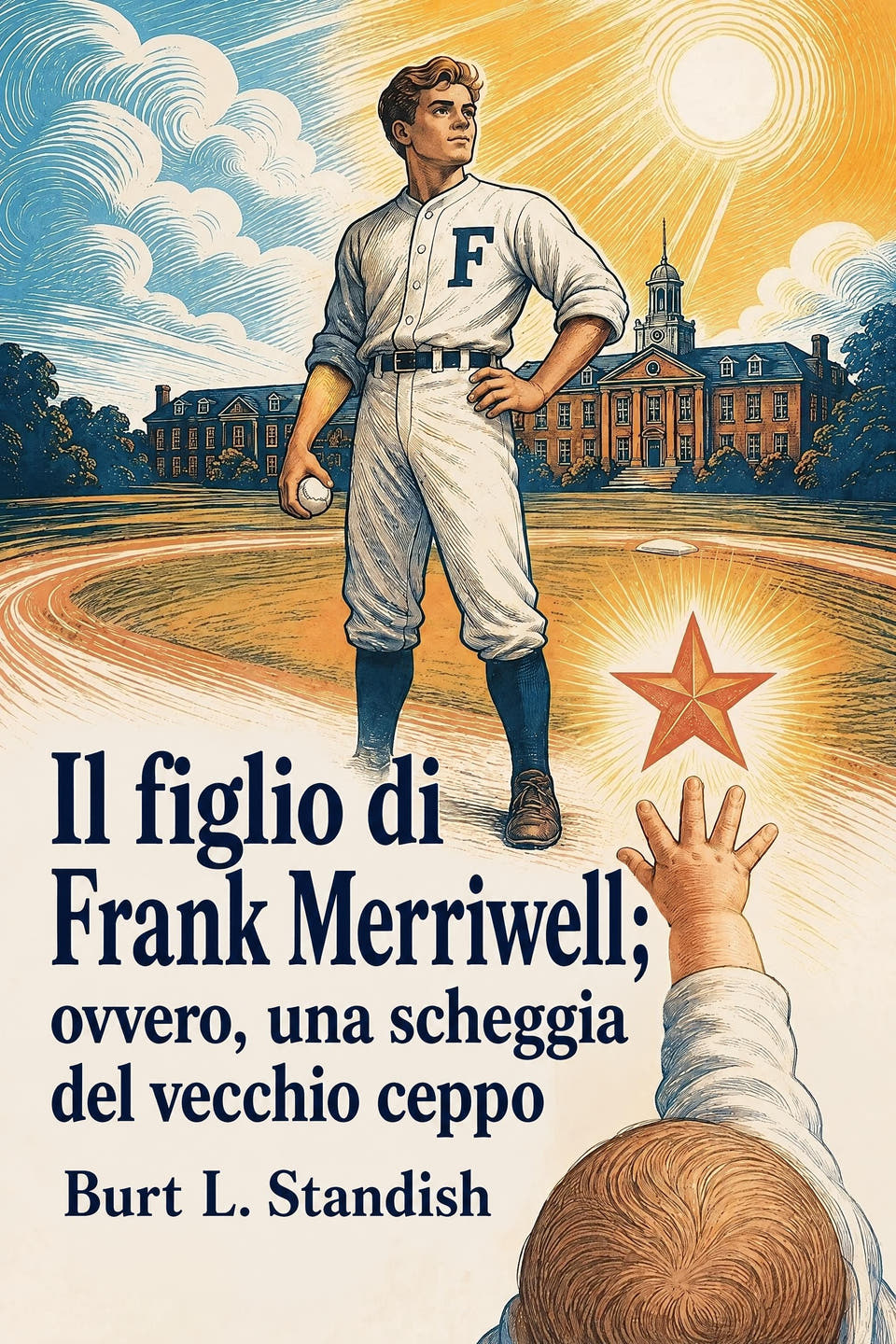 Il figlio di Frank Merriwell; ovvero, una scheggia del vecchio ceppo by Burt L. Standish, the cover