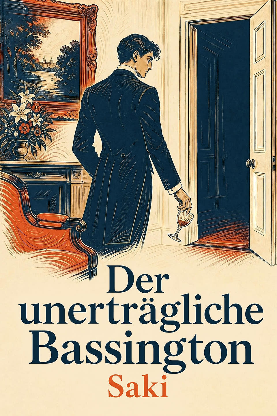 Der unerträgliche Bassington by Saki, the cover